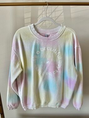 Whitney Simmons Tie Dye Crewneck Sweatshirt